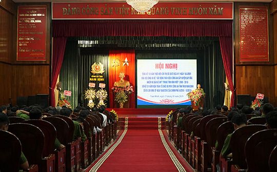 Nam Định tổng kết 10 năm thực hiện Chỉ thị số 03 của BCA và sơ kết 01 năm Nghị định số 01 của Chính phủ