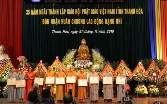Kỷ niệm 35 năm ngày thành lập Giáo hội Phật giáo Việt Nam tỉnh Thanh Hóa