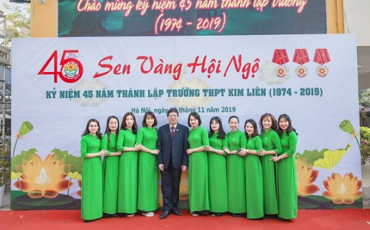 Trường THPT Kim Liên(Hà Nội): 45 năm Sen Vàng hội ngộ