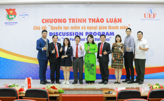 UEF: Đón Đoàn thanh niên quốc tế đến thảo luận và giao lưu tại trường