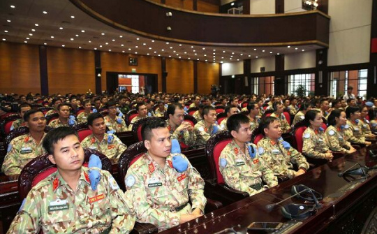 Bệnh viện dã chiến cấp 2 số 2 lên đường làm nhiệm vụ gìn giữ hòa bình