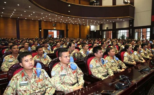 Bệnh viện dã chiến cấp 2 số 2 lên đường làm nhiệm vụ gìn giữ hòa bình