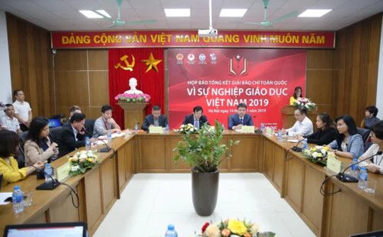Sẽ có 44 tác phẩm được trao Giải báo chí toàn quốc " Vì sự nghiệp giáo dục Việt Nam " năm 2019