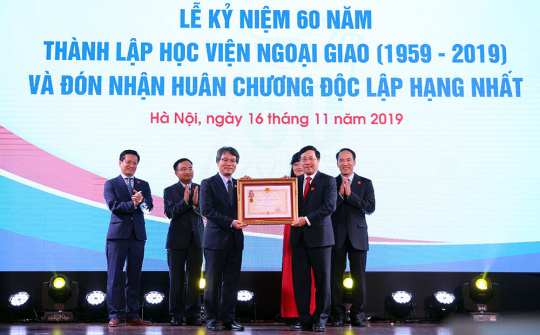 Học viện Ngoại giao kỷ niệm 60 năm thành lập và đón nhận Huân chương Độc lập hạng Nhất