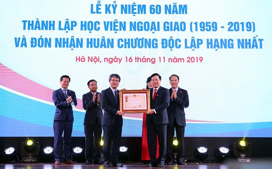Học viện Ngoại giao kỷ niệm 60 năm thành lập và đón nhận Huân chương Độc lập hạng Nhất