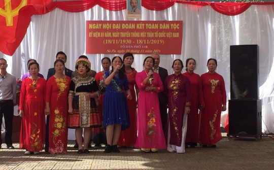 Tưng bừng ngày Đại đoàn kết toàn dân tổ 11B, thị trấn Sapa