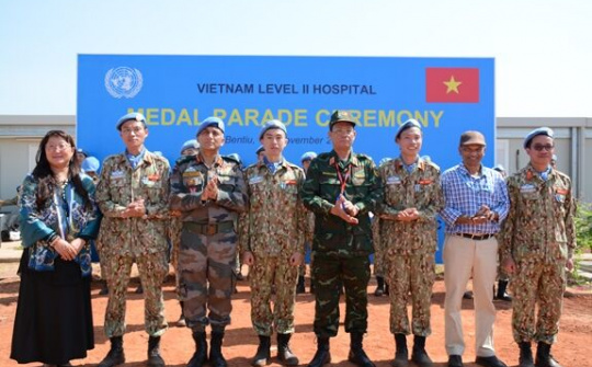 Các 'sứ giả' hòa bình Việt Nam đón nhận phần thưởng cao quý của LHQ