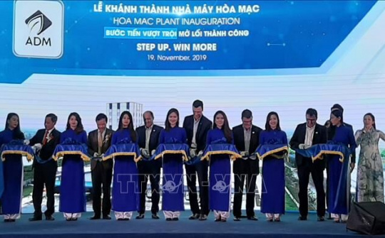 Tập đoàn ADM của Mỹ khánh thành nhà máy sản xuất thức ăn chăn nuôi tại Hà Nam