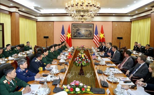 Bộ trưởng Quốc phòng Ngô Xuân Lịch hội đàm Bộ trưởng Quốc phòng Hoa Kỳ