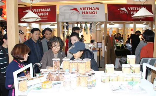 Sôi động Tuần lễ Sản phẩm Việt Nam - Hà Nội 2019 tại Hàn Quốc
