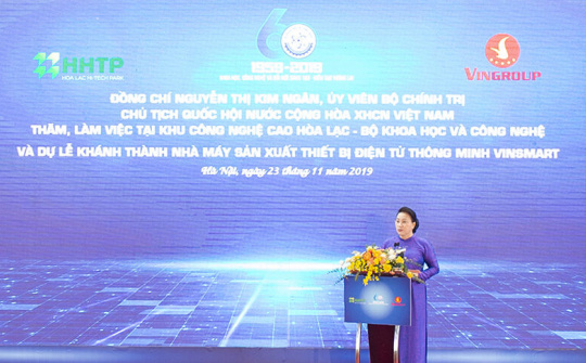 Khánh thành Nhà máy sản xuất thiết bị điện tử thông minh Vinsmart