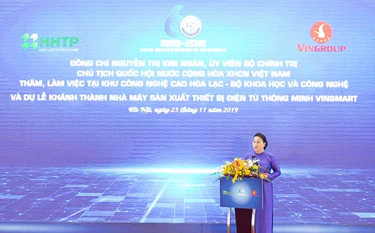 Khánh thành Nhà máy sản xuất thiết bị điện tử thông minh Vinsmart