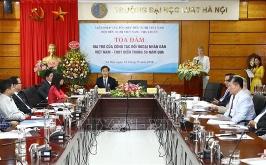 Thúc đẩy quan hệ hữu nghị và hợp tác giữa Việt Nam-Thụy Điển