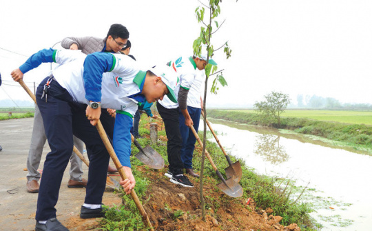 Thanh niên tại Trạm Lộ Bắc Ninh chung tay xây dựng môi trường sống