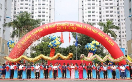 Địa ốc Hoàng Quân khánh thành dự án nhà ở xã hội HQC Plaza