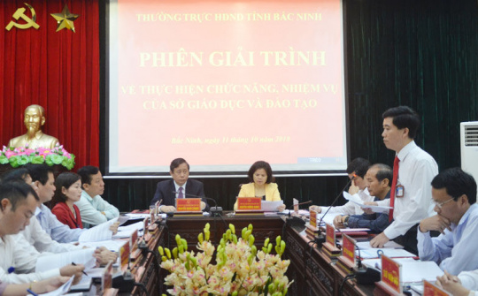 Giám sát thực hiện nhiệm vụ Giáo dục và Đào tạo tại Bắc Ninh