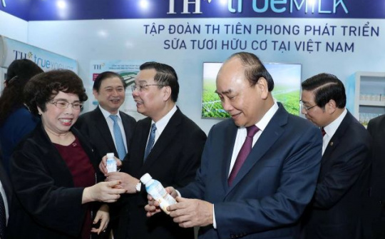 Ấn tượng TH true MILK tại triển lãm 60 năm thành tựu khoa học công nghệ Việt Nam