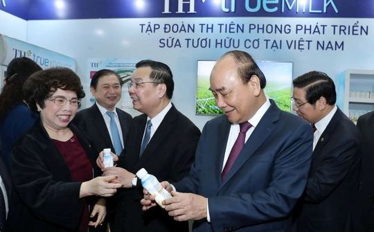 Ấn tượng TH true MILK tại triển lãm 60 năm thành tựu khoa học công nghệ Việt Nam