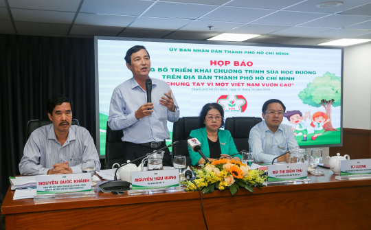 TP. Hồ Chí Minh: Chính thức khởi động Chương trình "Sữa học đường"