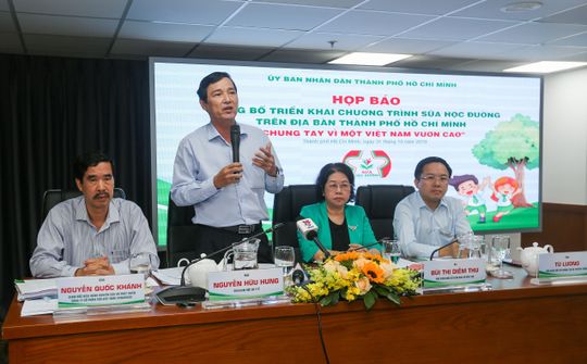 TP. Hồ Chí Minh: Chính thức khởi động Chương trình "Sữa học đường"