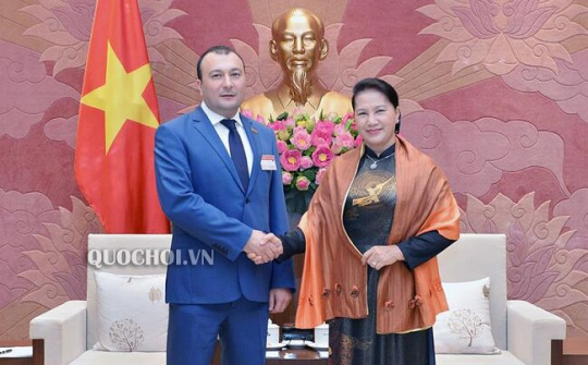 Chủ tịch Quốc hội tiếp Phó Chủ tịch Quốc hội Armenia