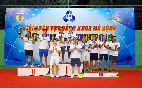Tập đoàn BĐS Hưng Thịnh: Đồng hành cùng Giải quần vợt "Bách khoa mở rộng - Cup Hưng Thịnh 2019"