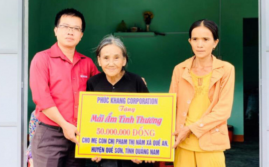 Phúc Khang Corporation: Thắp sáng "niềm tin" đến với người dân và học sinh nghèo tỉnh Quảng Nam