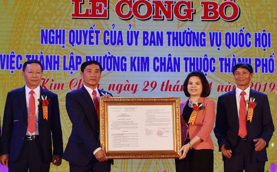 Thành lập phường Kim Chân tại TP. Bắc Ninh
