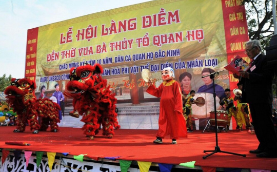 Nghi lễ cướp cầu làng Diềm Bắc Ninh