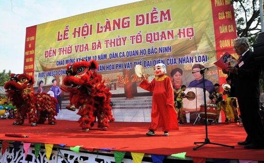 Nghi lễ cướp cầu làng Diềm Bắc Ninh