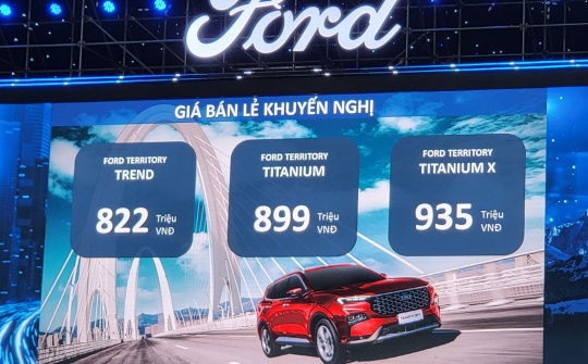 Ford Territory thế hệ mới thiết kế đột phá, công nghệ thông minh