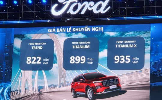 Ford Territory thế hệ mới thiết kế đột phá, công nghệ thông minh