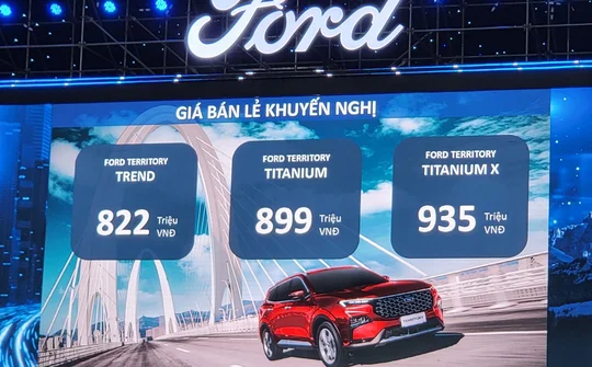 Ford Territory thế hệ mới thiết kế đột phá, công nghệ thông minh