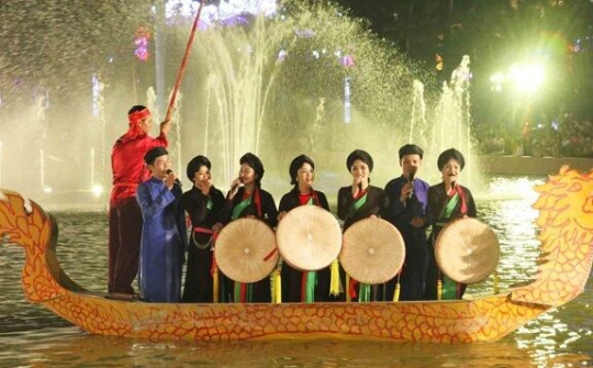 Chương trình hát Dân ca Quan họ trên thuyền diễn ra vào trung tuần tháng 12 tại Bắc Ninh