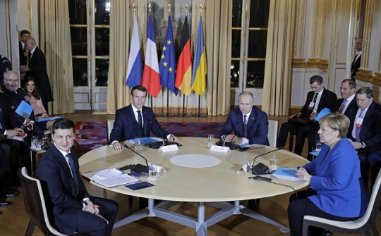 Bốn nước ra Tuyên bố chung, nhất trí thực thi ngừng bắn tại miền Đông Ukraine