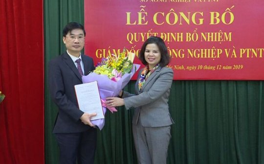 Tỉnh Bắc Ninh có tân Giám đốc Sở NN & PT Nông Thôn