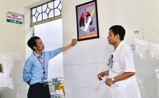 Bắc Ninh xây dựng nếp sống “không hút thuốc lá tại cơ sở y tế”