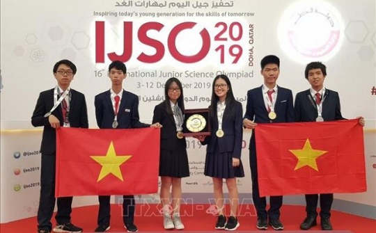 Việt Nam giành 3 HCV, 3 HCB tại Kỳ thi Olympic Khoa học trẻ quốc tế IJSO 2019