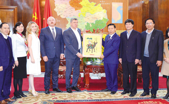 Đoàn công tác Cộng hòa Mordovia (Liên bang Nga) thăm và làm việc tại Bắc Ninh