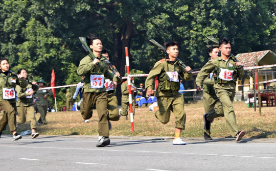 Bế mạc Hội thao Giáo dục quốc phòng và an ninh học sinh THPT tỉnh Bắc Ninh