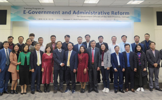 Đoàn cán bộ tỉnh Bắc Ninh hoàn thành khóa đào tạo tại Hàn Quốc