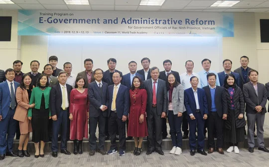 Đoàn cán bộ tỉnh Bắc Ninh hoàn thành khóa đào tạo tại Hàn Quốc