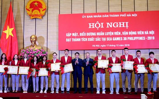 Biểu dương HLV, VĐV Hà Nội đạt thành tích xuất sắc tại SEA Games 30