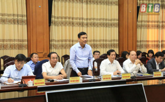 Hội đồng Thi đua - Khen thưởng Trung ương kiểm tra, giám sát tại Thái Bình