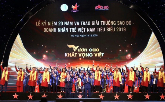 Vinh danh 10 doanh nhân trẻ xuất sắc trong Giải thưởng Sao Đỏ 2019