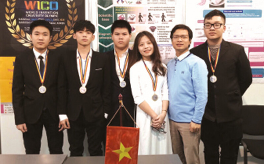 Học sinh Bắc Ninh giành Huy chương Vàng về Phát minh sáng chế thế giới INFOINVENT 2019