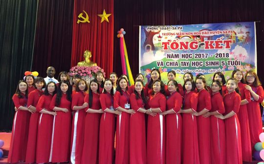 Trường mầm non Hoa Đào (Thị trấn Sa Pa) - Hội nhập giáo dục là phương châm lớn trong công tác đào tạo