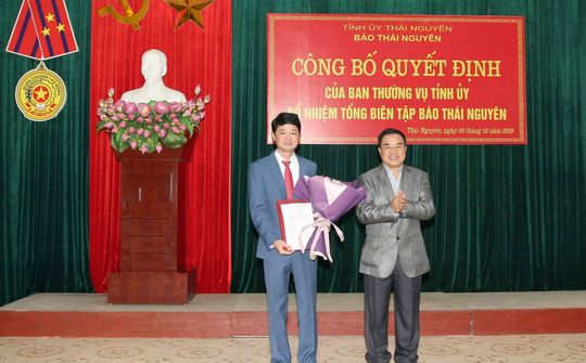 Báo Thái Nguyên có tân Tổng biên tập