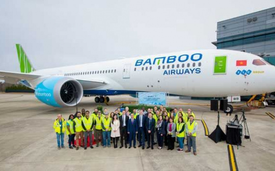 Bamboo Airways đưa vào khai thác máy bay thân rộng "Boeing 787-9 Dreamliner" hiện đại bậc nhất thế giới