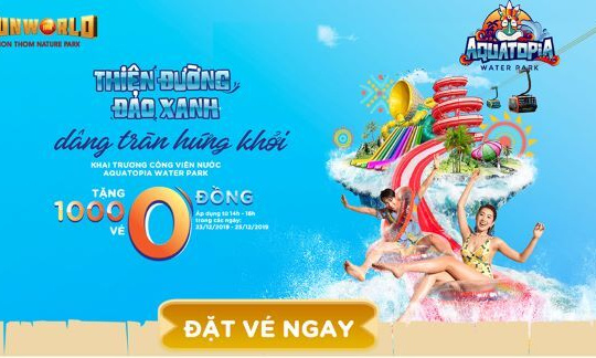 Săn vé 0 đồng trải nghiệm công viên nước 'khủng' nhất khu vực: Không bây giờ thì bao giờ!?